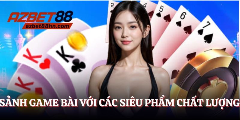  Sảnh game bài với siêu phẩm chất lượng 